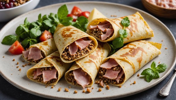 Maîtrisez l'art des crêpes au sarrasin : garnitures savoureuses de jambon et fromage à découvrir !