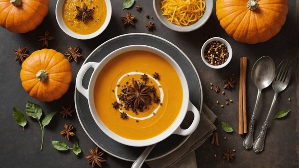 Recette incontournable : savourez une soupe de potiron aux zestes d"orange et épices parfumées !
